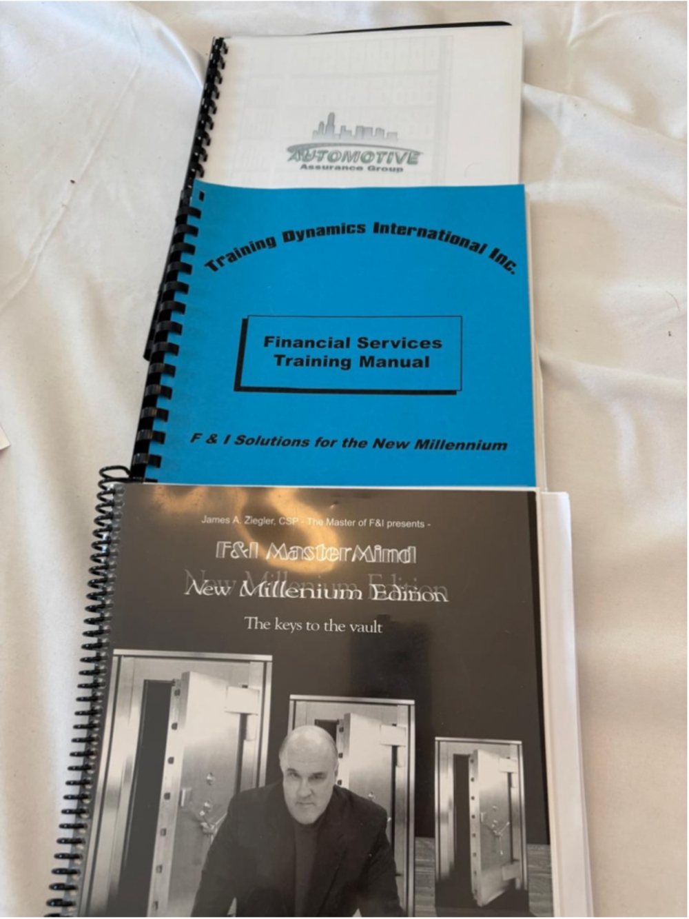 ZieglerSuperSystems F&I Training Manuals Set, #E54